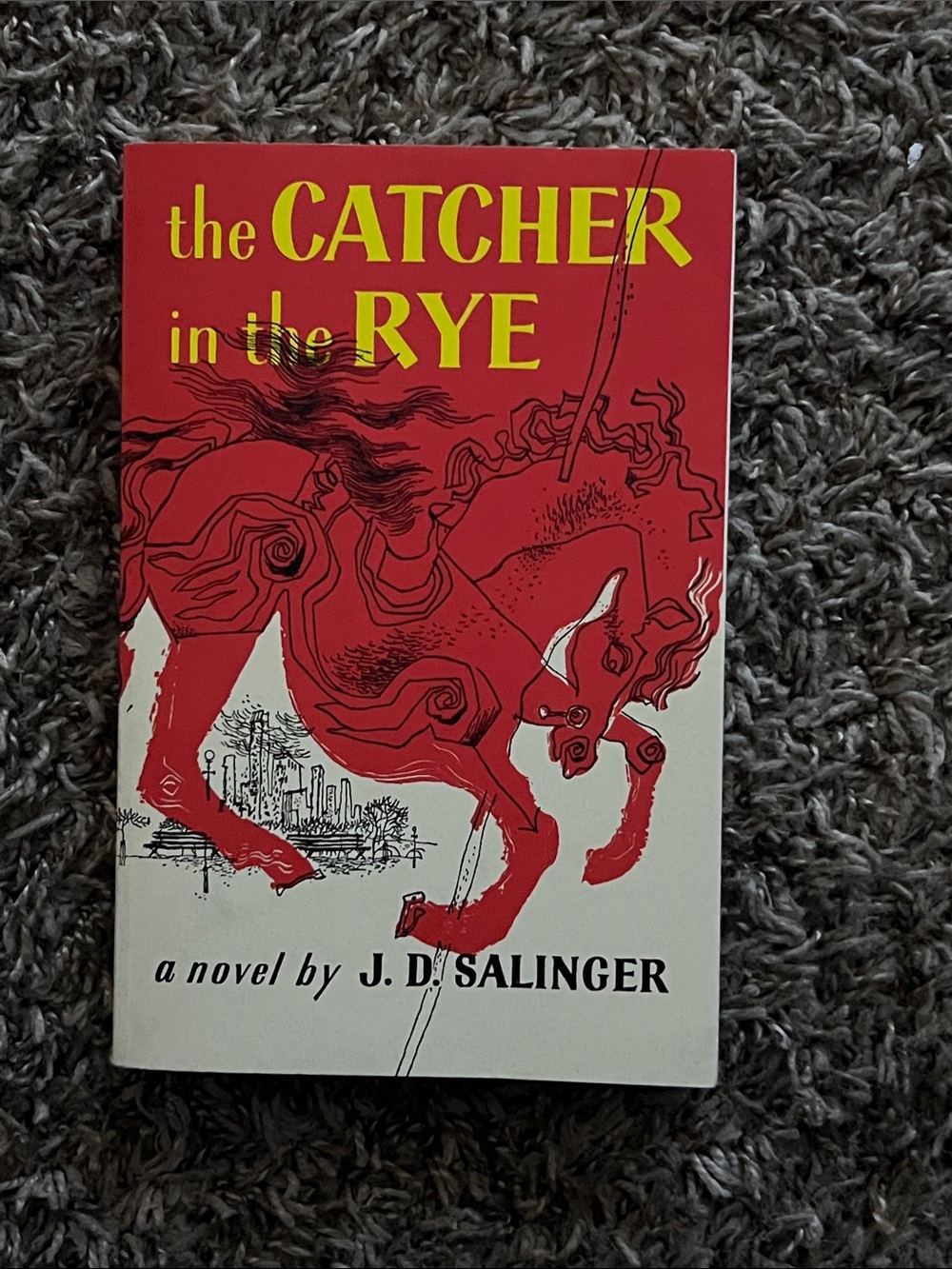 The Catcher in the Rye - Red/White Paperback by